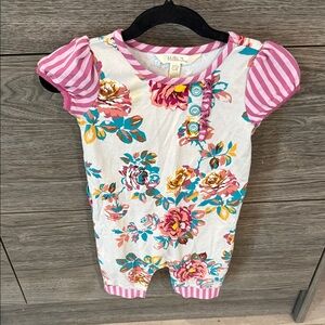 Matilda Jane Pink Floral Baby Romper